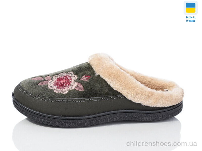 Тапки T01 хакі Lot Shoes / p. 37-41 / 8пар