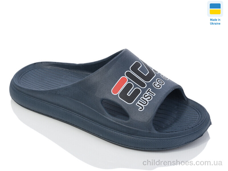 Шлепки N80 синій just Lot Shoes / p. 36-41 / 6пар