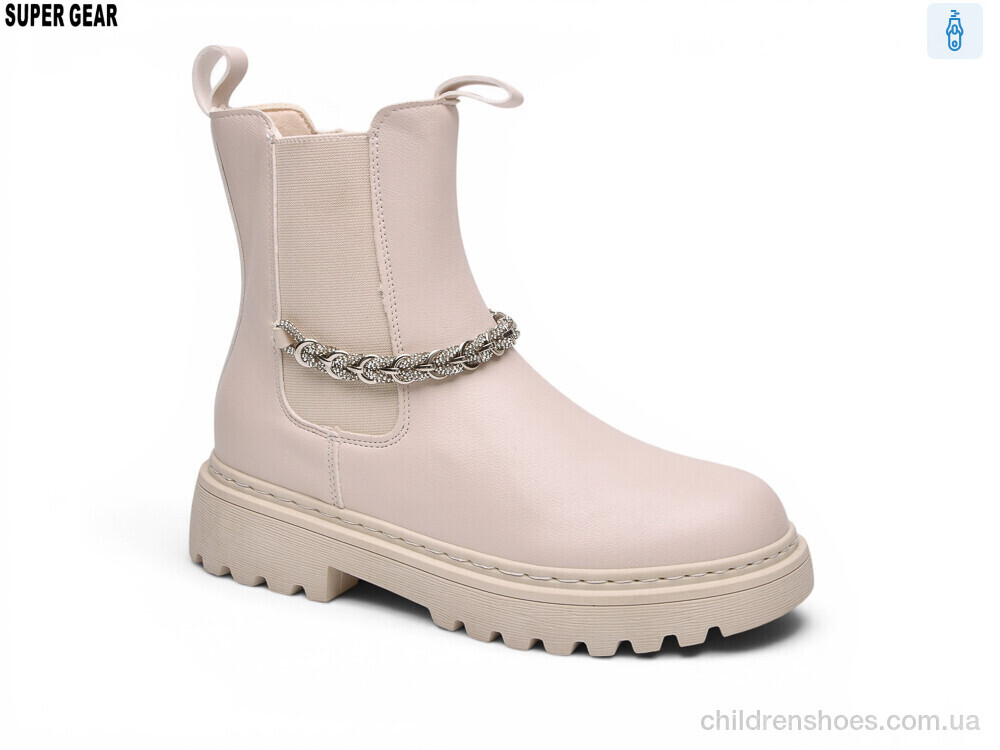 Ботинки 0025-020 beige Super Gear / p. 36-41 / 6пар