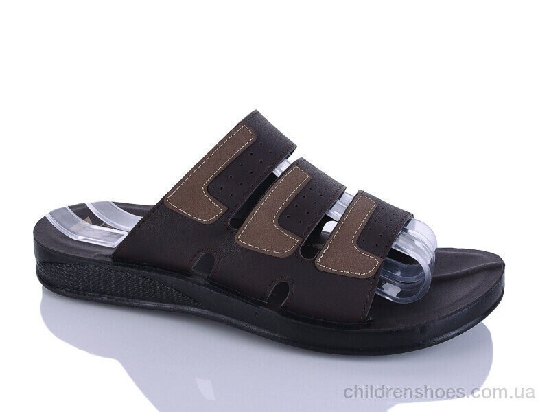 Шлепки Soft Plus 54-29 т.коричневий