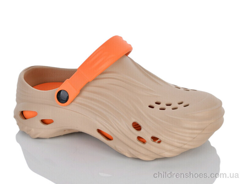 Кроксы Wonex A101 khaki-orange