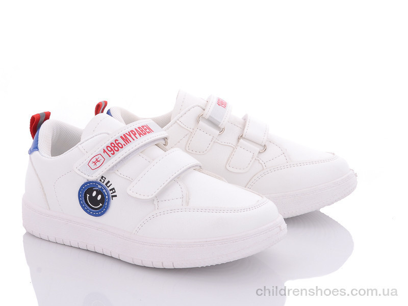 Кроссовки ASHIGULI 2382 синьо-червоний