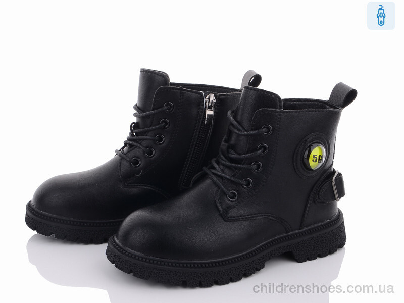 Ботинки Y94(0447B) black Violeta / p. 32-37 / 6пар