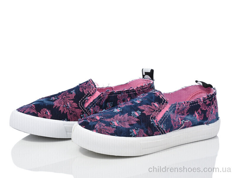 Слипоны Waldem WH48 дж.рожевий