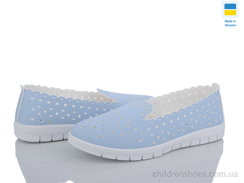 Слипоны B&R B&R Ж16 блакитний