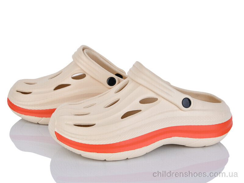 Кроксы No brand 814 beige