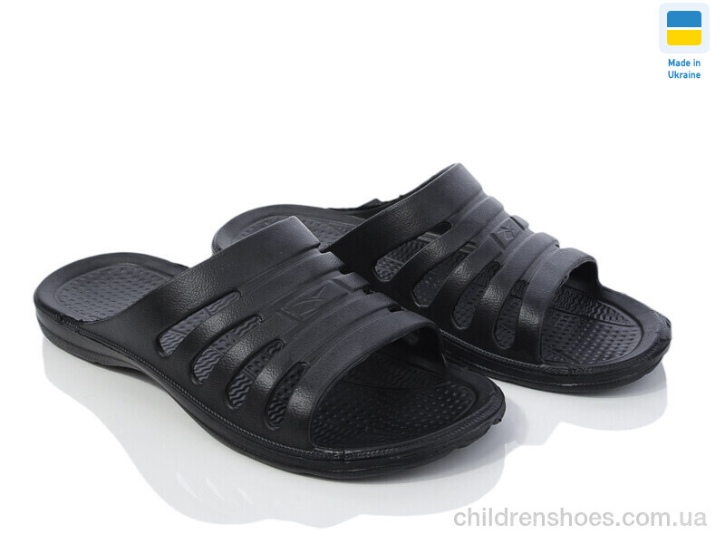 Шлепки Progress Краб чорний