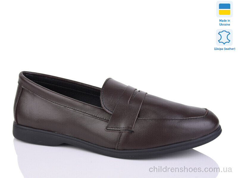 Туфли No brand B2 коричневий к.