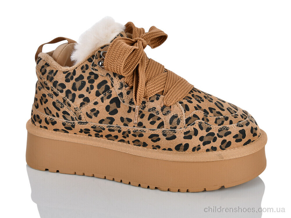 Угги M6131-10 camel-leopard DINO ALBAT / p. 36-41 / 8пар