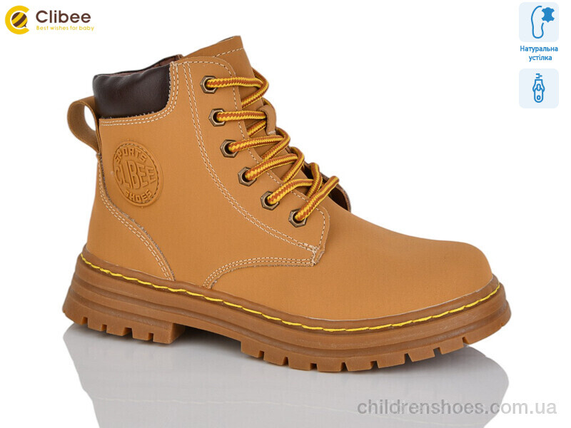 Ботинки KC204 camel-brown Clibee-Apawwa / p. 32-37 / 6пар