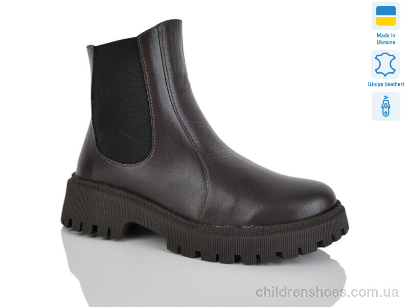 Ботинки No brand 187 шоколад. к. зима