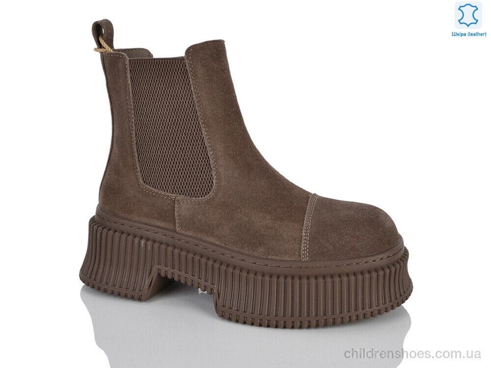Ботинки E8914-6 d.khaki DINO ALBAT / p. 36-41 / 8пар