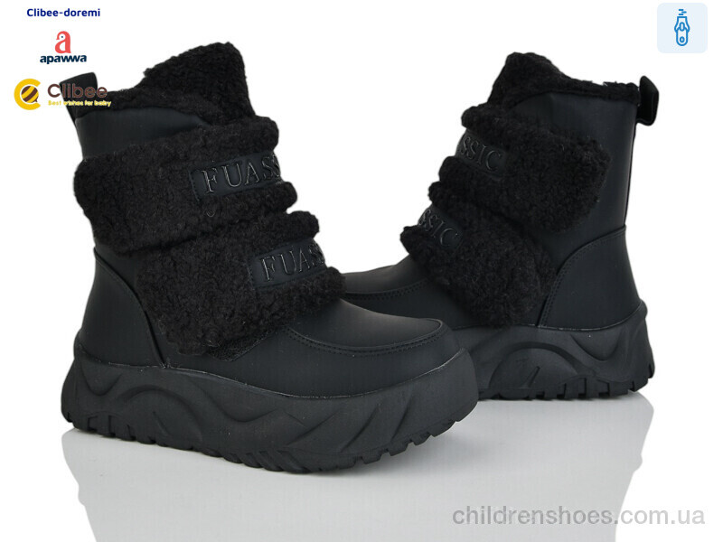 Ботинки SF25191-1 black Clibee-Doremi / p. 32-37 / 8пар