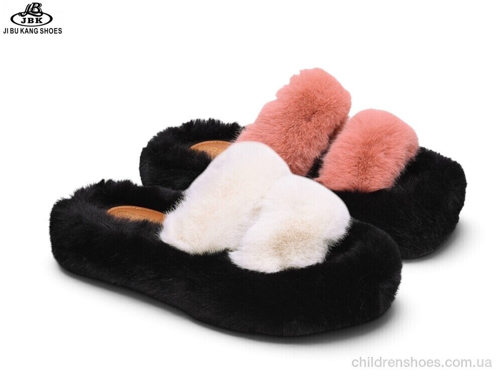 Тапки CA323-018 white-pink mix Jibukang / p. 36-41 / 12пар