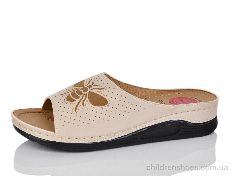 Шлепки женские Serra 3001-7 beige