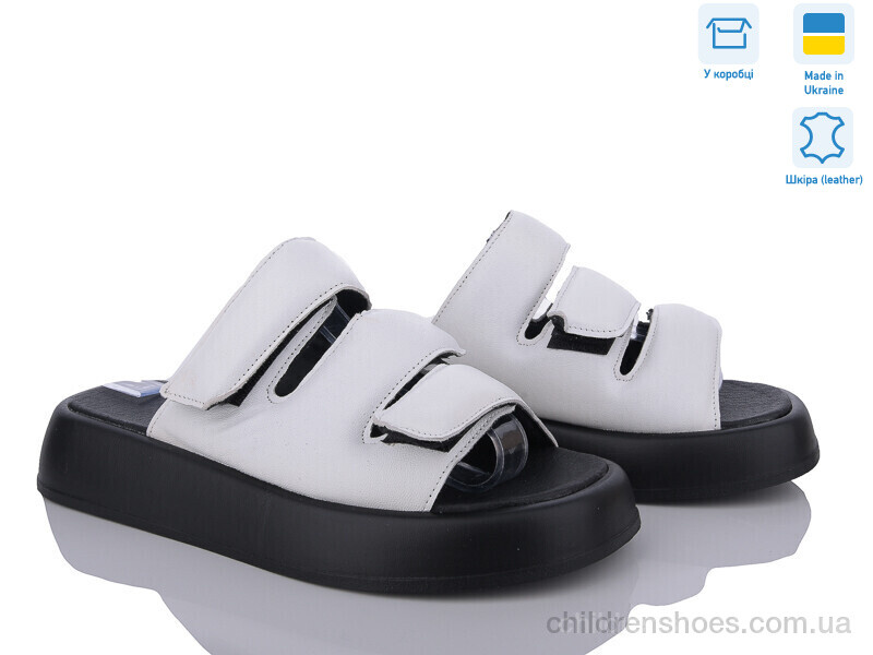 Шлепки женские No brand 4074-59 білий