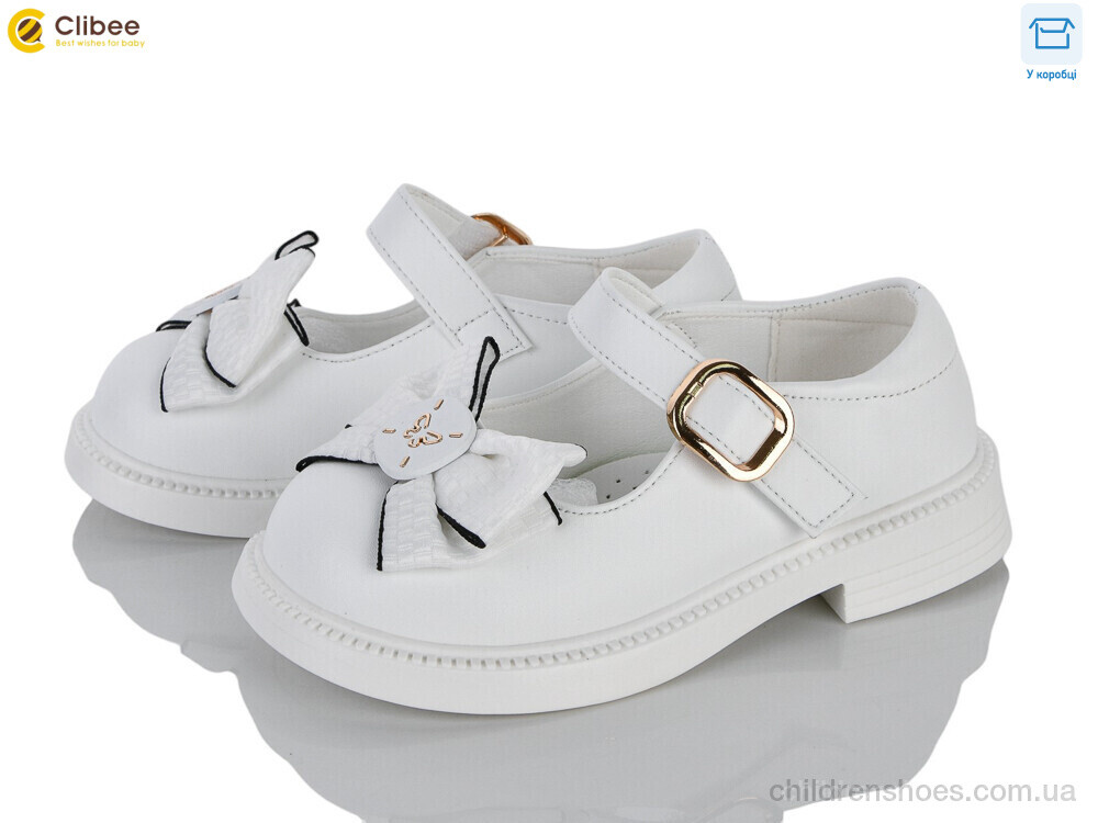 Туфли DB804-3 white Clibee / p. 26-31 / 6пар