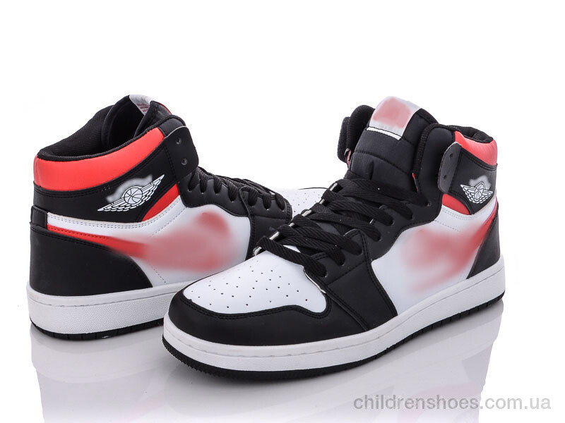 Кроссовки N.ke 21009-4 black-white-red
