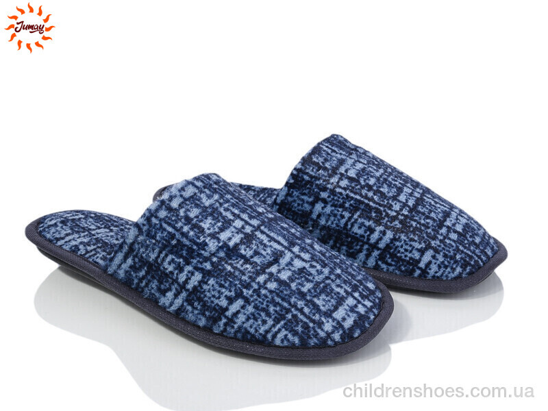 Тапки No brand Капці чол. смужка сині