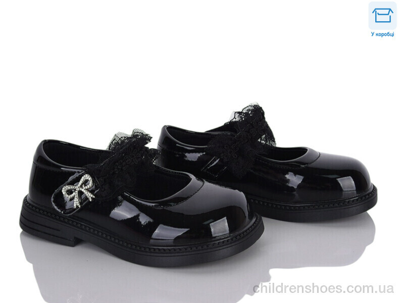Туфли DA811-1 black Clibee-ShoSho / p. 23-27 / 6пар
