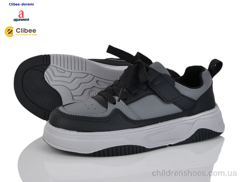 Кроссовки Apawwa TC931P black-grey