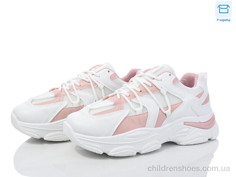 Кроссовки M-Style M1 white-pink