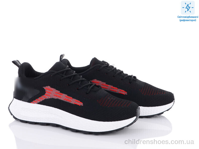 Кроссовки Violeta only one 143-28 black-red