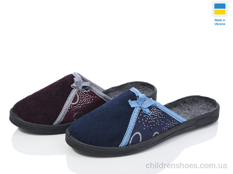 Тапки No brand Б/з  блиск вельвет mix