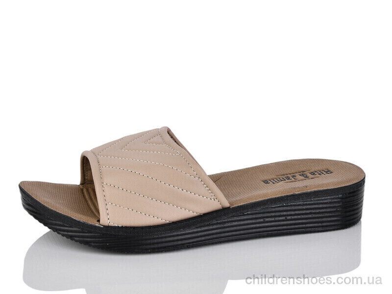 Шлепки женские Rita&Jamila 3001-3 brown