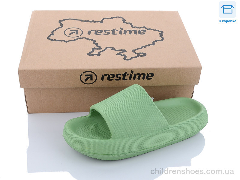 Шлепки женские Restime TWL22033 mint
