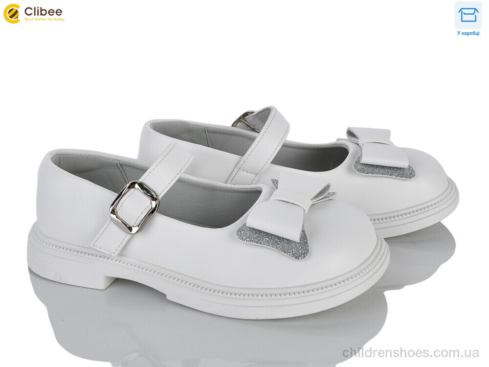 Туфли DC819-3 white Clibee / p. 31-36 / 6пар