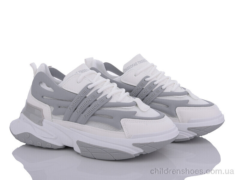 Кроссовки Violeta only one 149-37 white-grey