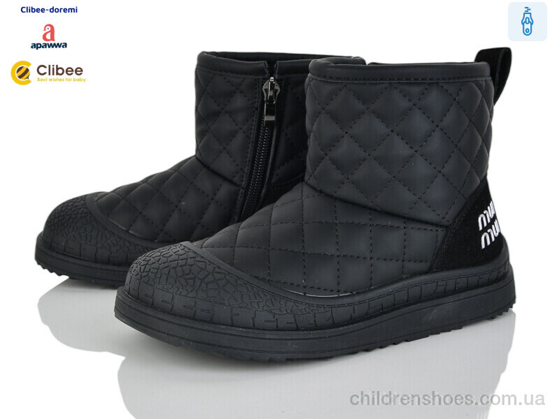Ботинки A8575-81 black Clibee-Doremi / p. 32-37 / 6пар