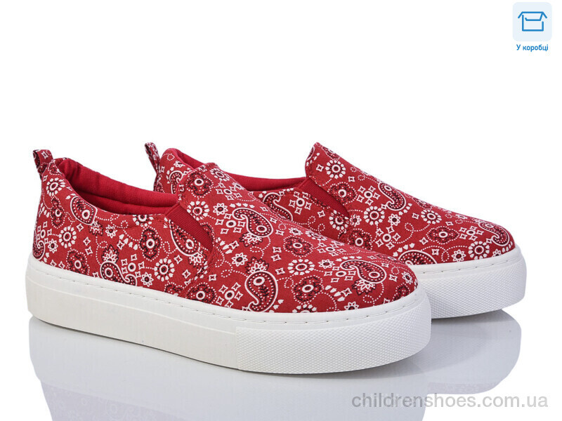 Слипоны Bamboo Story 03 red