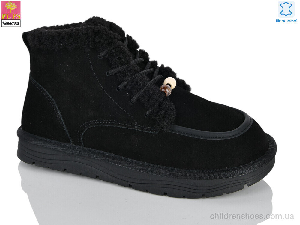 Ботинки 2655 black PLPS-Nanachka / p. 36-40 / 6пар