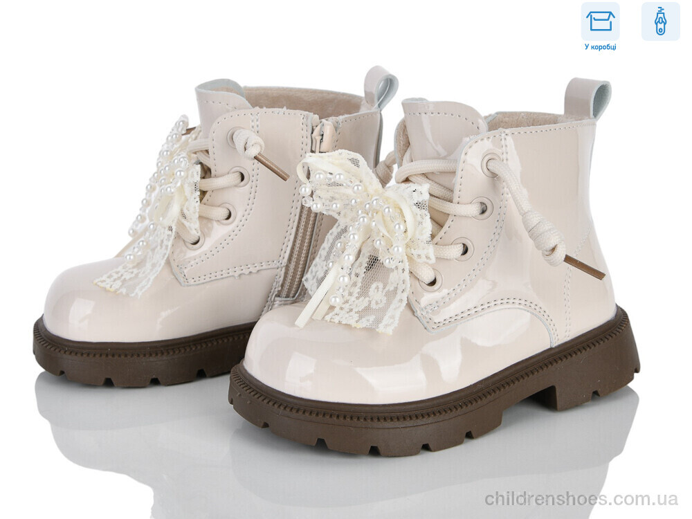 Ботинки ABQ1601P beige Clibee-ShoSho / p. 22-27 / 6пар