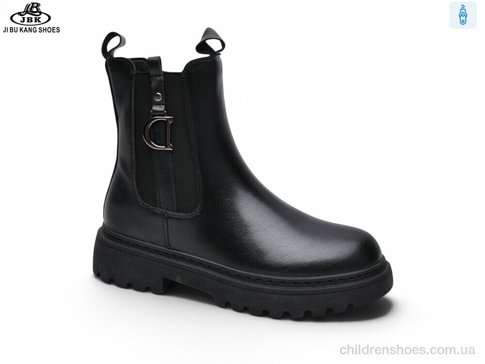 Ботинки 0025-013 black Jibukang / p. 36-41 / 6пар