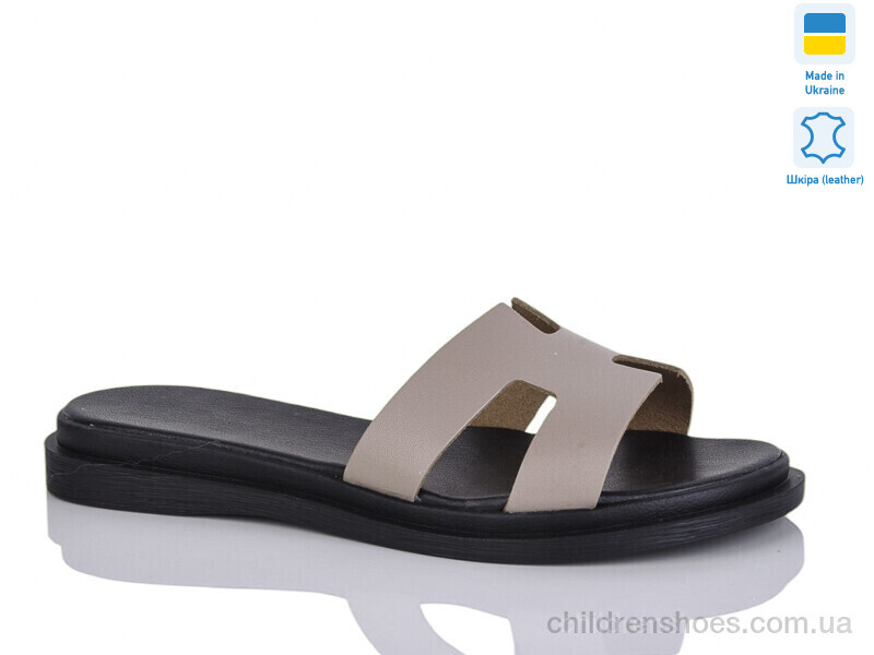 Шлепки женские No brand 501 капучино к.