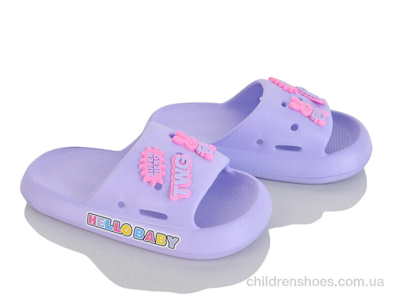 Шлепки детские No brand 2103 violet