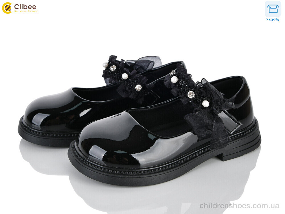 Туфли DB812-1 black Clibee / p. 26-31 / 6пар