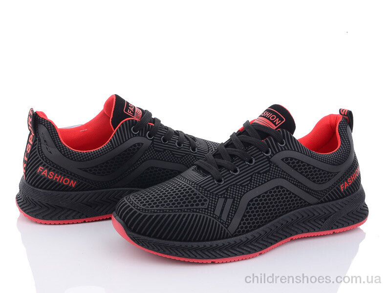 Кроссовки Wonex 197-142 black-red