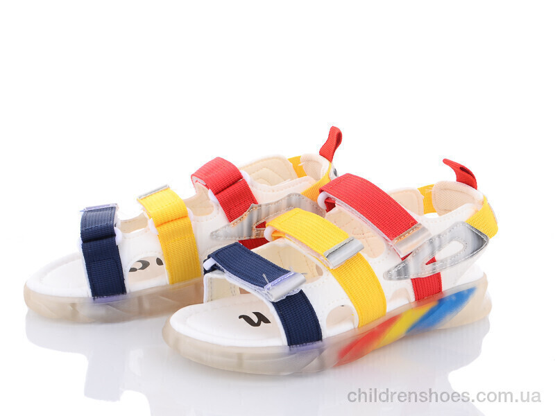 Босоножки Angel PL16(CB18122) navy-yellow-red