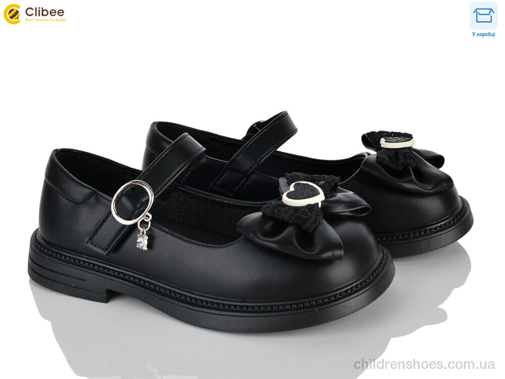 Туфли DC809-1 black Clibee / p. 31-36 / 6пар