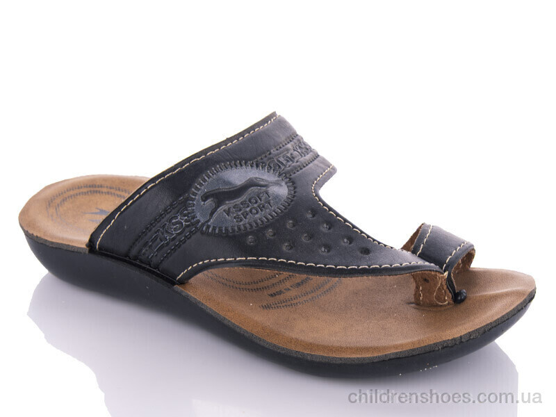 Шлепки K26-Ksoft P black (30-35) DeMur / p. 30-35 / 6пар