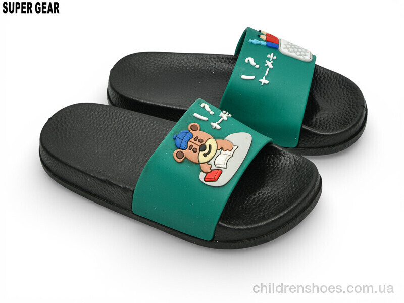 Шлепки детские No brand 00901-2 green