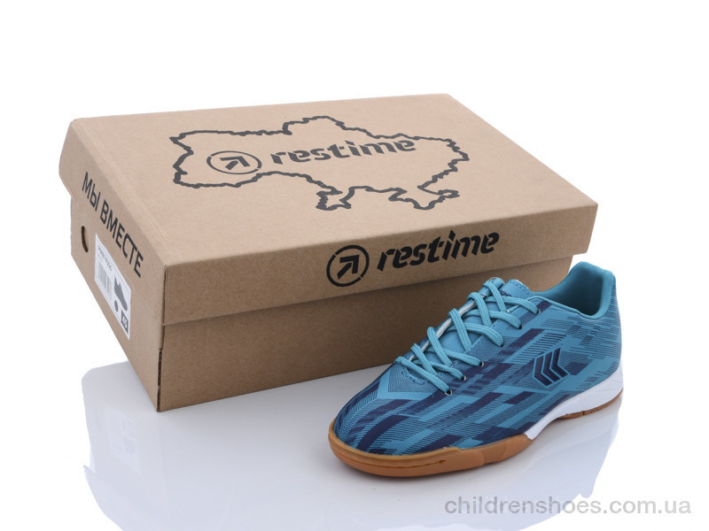 Футбольная обувь Restime DDB21419 cyan-navy