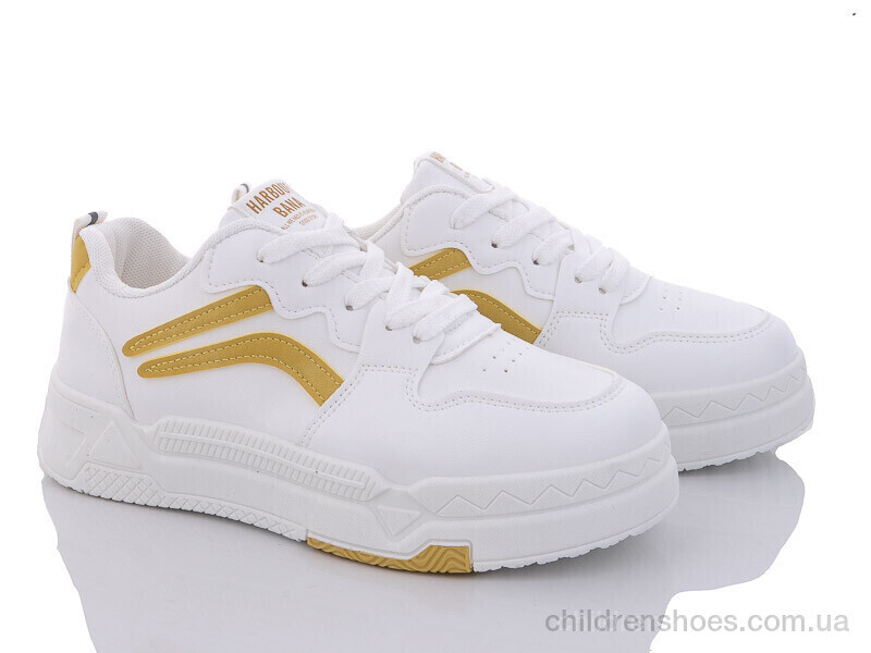 Кроссовки Violeta only one 45-95 white-yellow