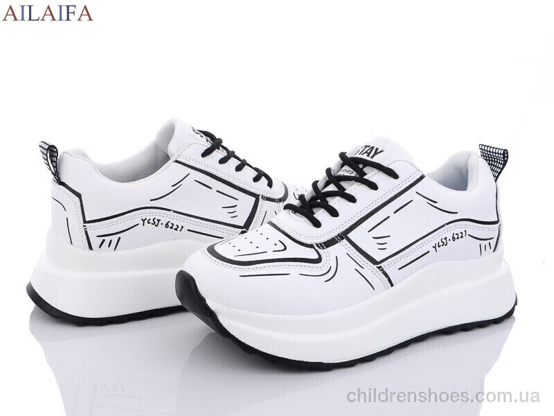 Кроссовки No brand F61 white піна