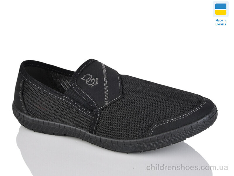 Слипоны 81 чорний Lot Shoes / p. 41-46 / 6пар