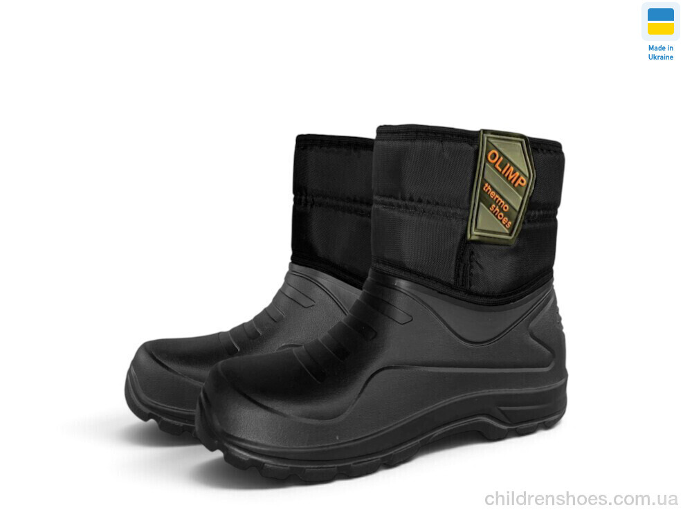 Сапоги из пены СМ322 чорний Rai shoes / p. 41-46 / 8пар